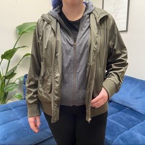 Torrid Sweatshirt Bomber Jacket